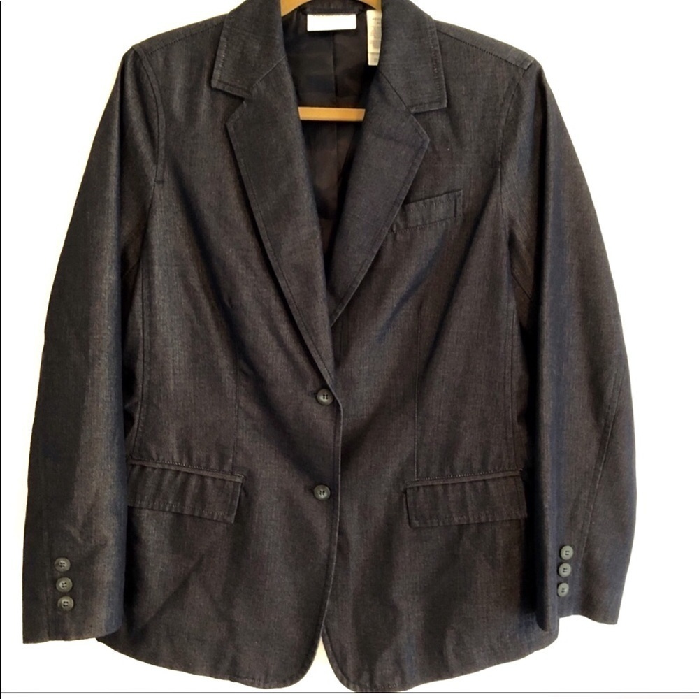 Liz Claiborne Blue Blazer. Petite Medium.